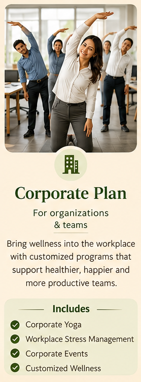 Corporate wellness programs offered at Arogya Sattva a wellness center in Bangalore