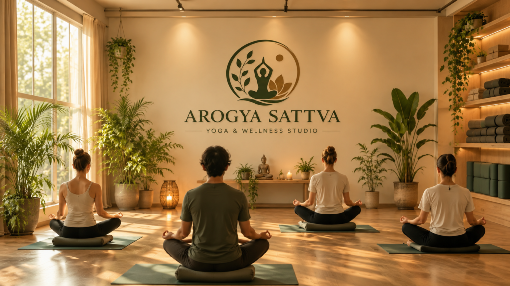 Guided Meditation and Mindfulness Session at Arogya Sattva a wellness center in Bangalore